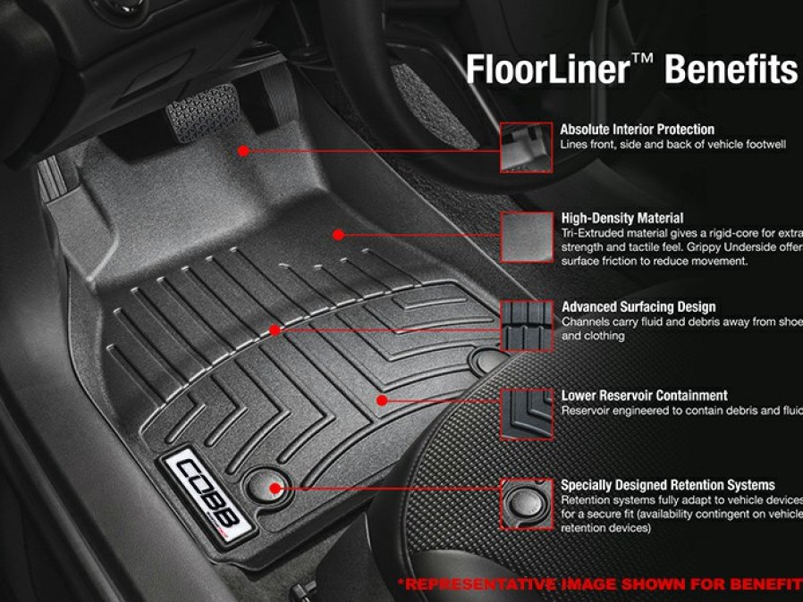 Interior COBB Tuning | Cobb X Weathertech Floorliner Ford Focus Rs 2016-2018