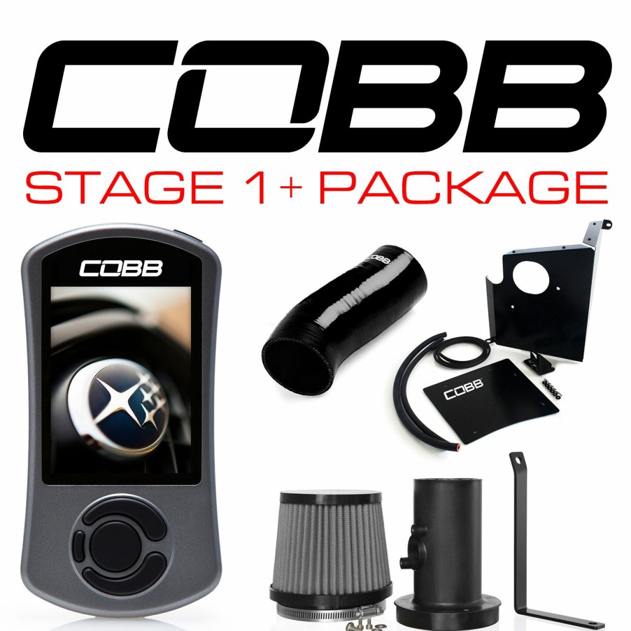 Stage Package COBB Tuning | Subaru 06-07 Wrx, 04-07 Sti, 04-06 Fxt Stage 1+ Power Package W/V3 Stealth Black