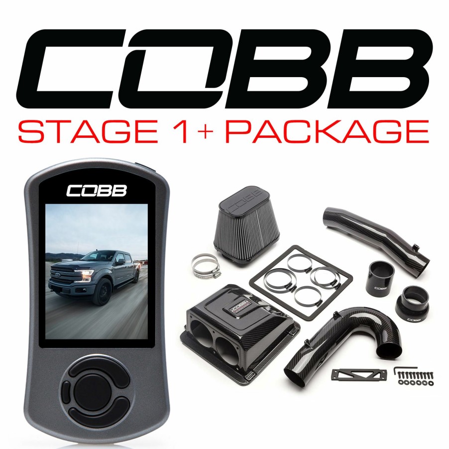 Stage Package COBB Tuning | Ford Stage 1+ Redline Carbon Fiber Power Package With Tcm F-150 Ecoboost 3.5L 2017-2019