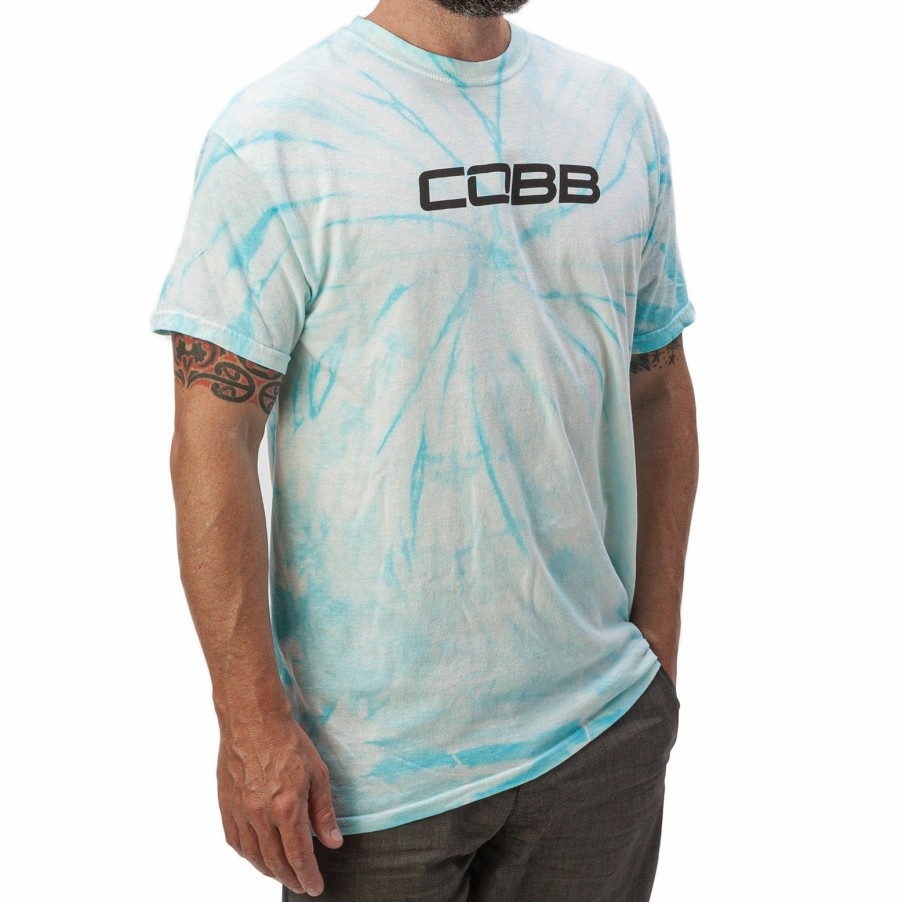 Apparel COBB Tuning | Cobb 2021 Summer Tie-Dye Shirt Cyan