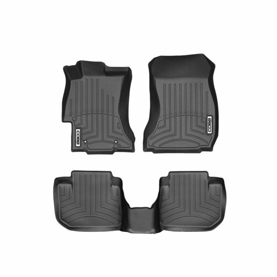 Interior COBB Tuning | Cobb X Weathertech Front And Rear Floorliner Set Subaru Wrx 2022+