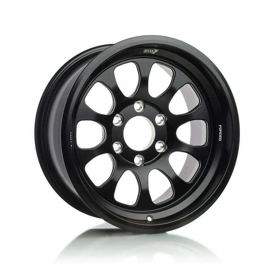 Exterior COBB Tuning | Titan7 T-Ak1 Forged Off-Road Wheel Machine Black For Ford F-150 Ecoboost Raptor / Limited / 3.5L / 2.7L