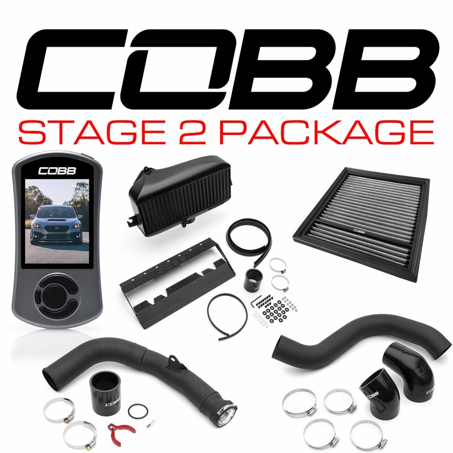 Stage Package COBB Tuning | Subaru Stage 2 Power Package Black Wrx 6Mt 2022-2023