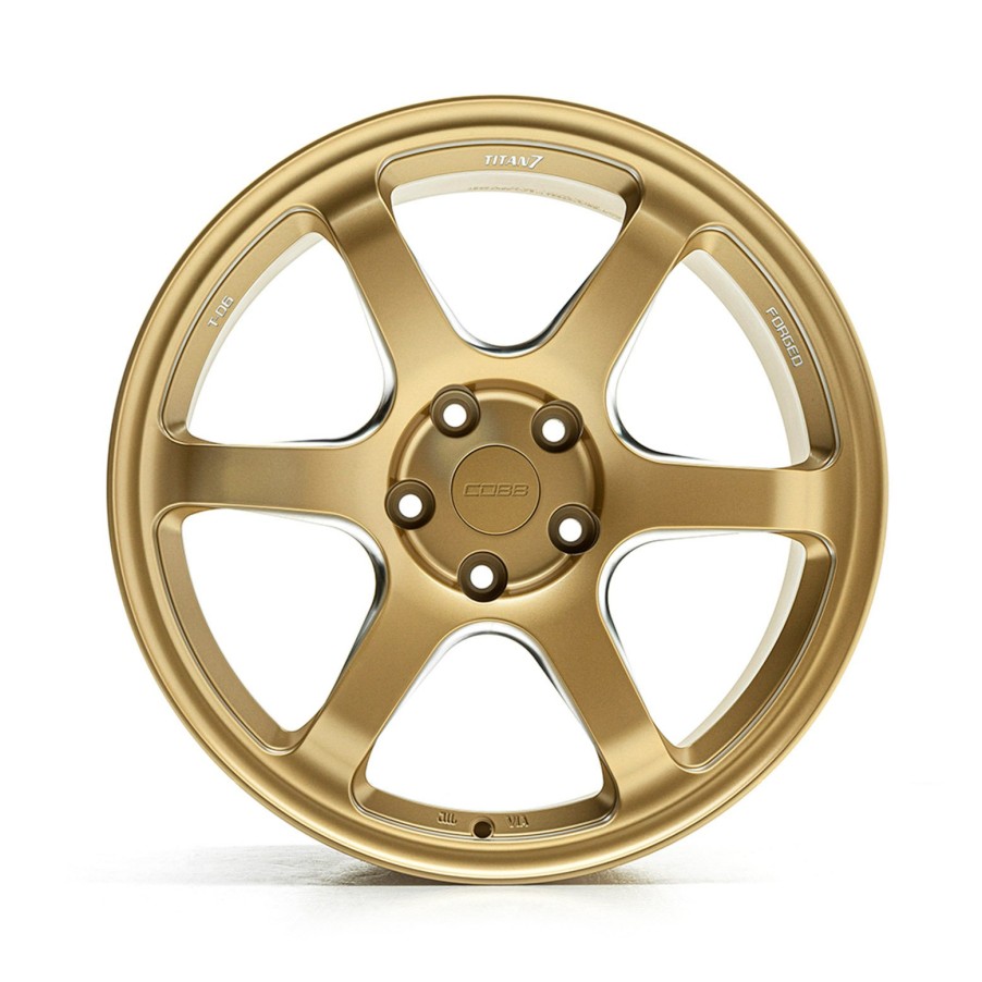 Exterior COBB Tuning | Titan7 T-D6 Cobb Edition 18" X 9.5" Cyber Gold Wheels