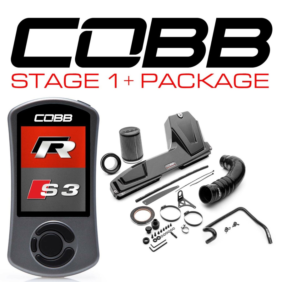 Stage Package COBB Tuning | Stage 1 + Redline Carbon Fiber Power Package With Dsg / S Tronic Flashing For Volkswagen (Mk7 / Mk7.5) Golf R, Audi S3 (8V)