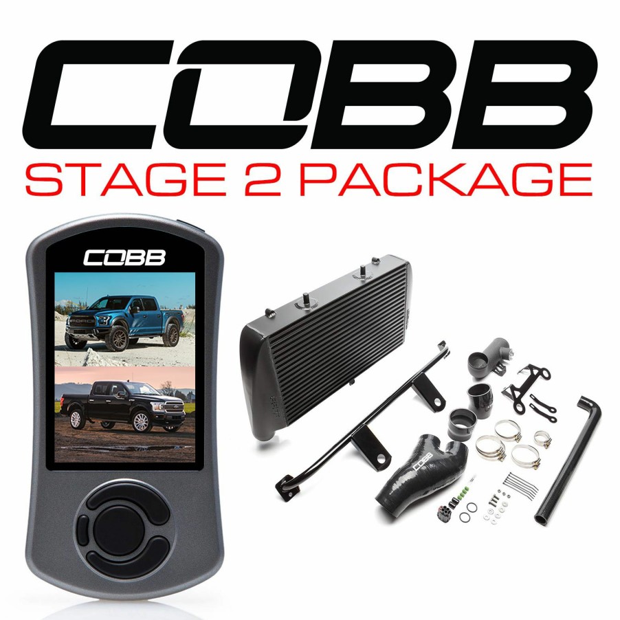 Stage Package COBB Tuning | Ford Stage 2 Power Package Black (No Intake) F-150 Ecoboost Raptor / Limited