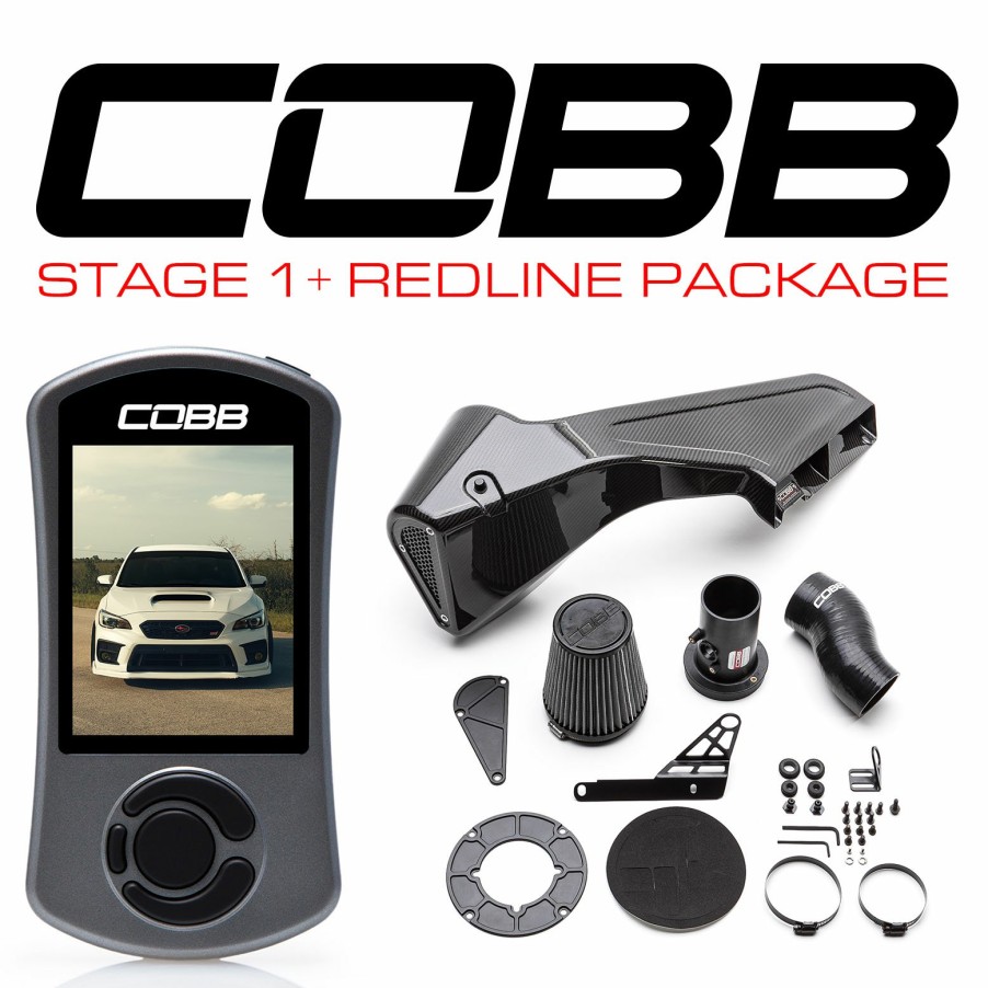 Stage Package COBB Tuning | Subaru Stage 1+ Redline Carbon Fiber Power Package Sti 2015-2021, Type Ra 2018