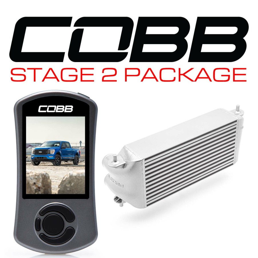 Stage Package COBB Tuning | Stage 2 Power Package Silver (Factory Location Intercooler) Ford F-150 3.5L / Tremor 2021-2022