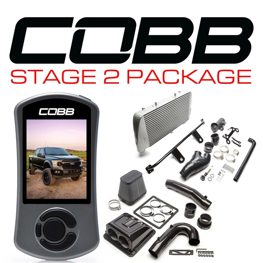 Stage Package COBB Tuning | Ford Stage 2 Redline Carbon Fiber Power Package Silver F-150 Ecoboost 3.5L 2020