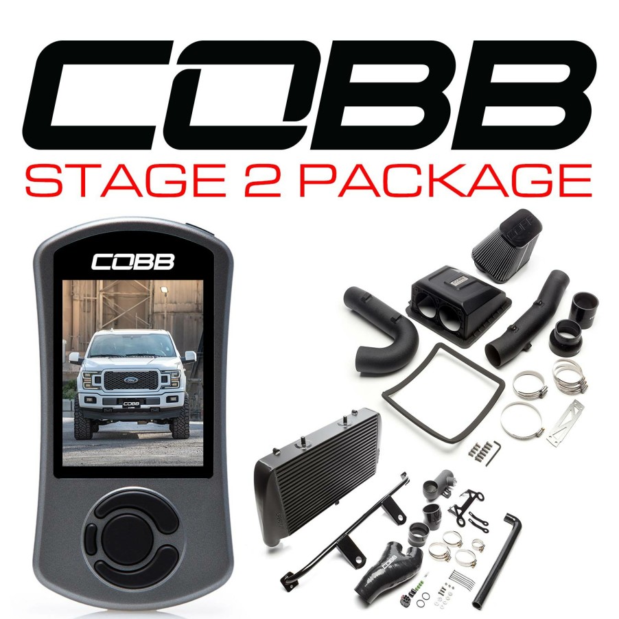 Stage Package COBB Tuning | Ford Stage 2 Power Package Black F-150 2.7L 2018-2020