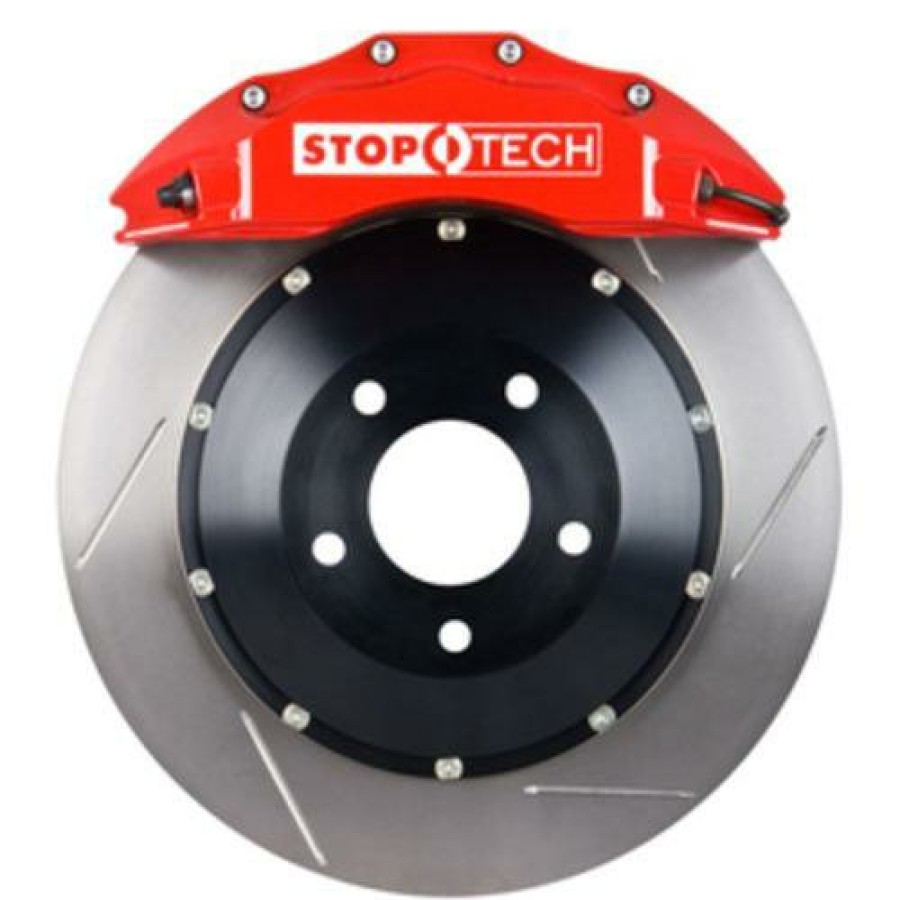 Brakes COBB Tuning | Stoptech St-60 Big Brake Kit Front 355Mm Red Slotted Rotors Subaru Sti 2005-2014