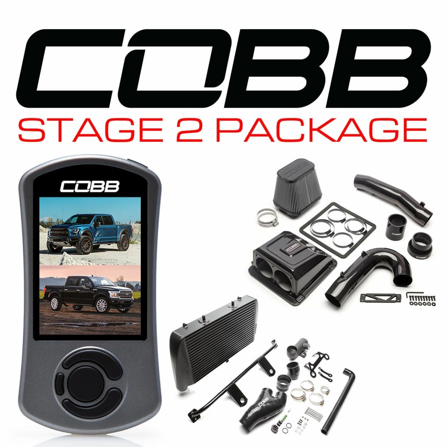 Stage Package COBB Tuning | Ford Stage 2 Redline Carbon Fiber Power Package Black F-150 Ecoboost Raptor / Limited