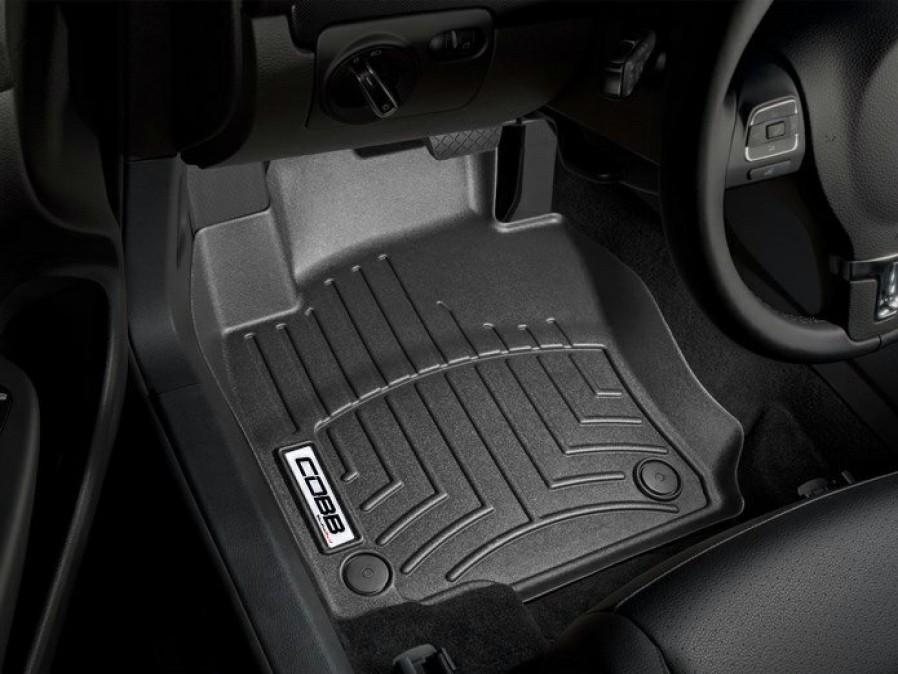 Interior COBB Tuning | Cobb X Weathertech Floorliner Vokswagen Gti 2010-2014 (Round Floor Retention)