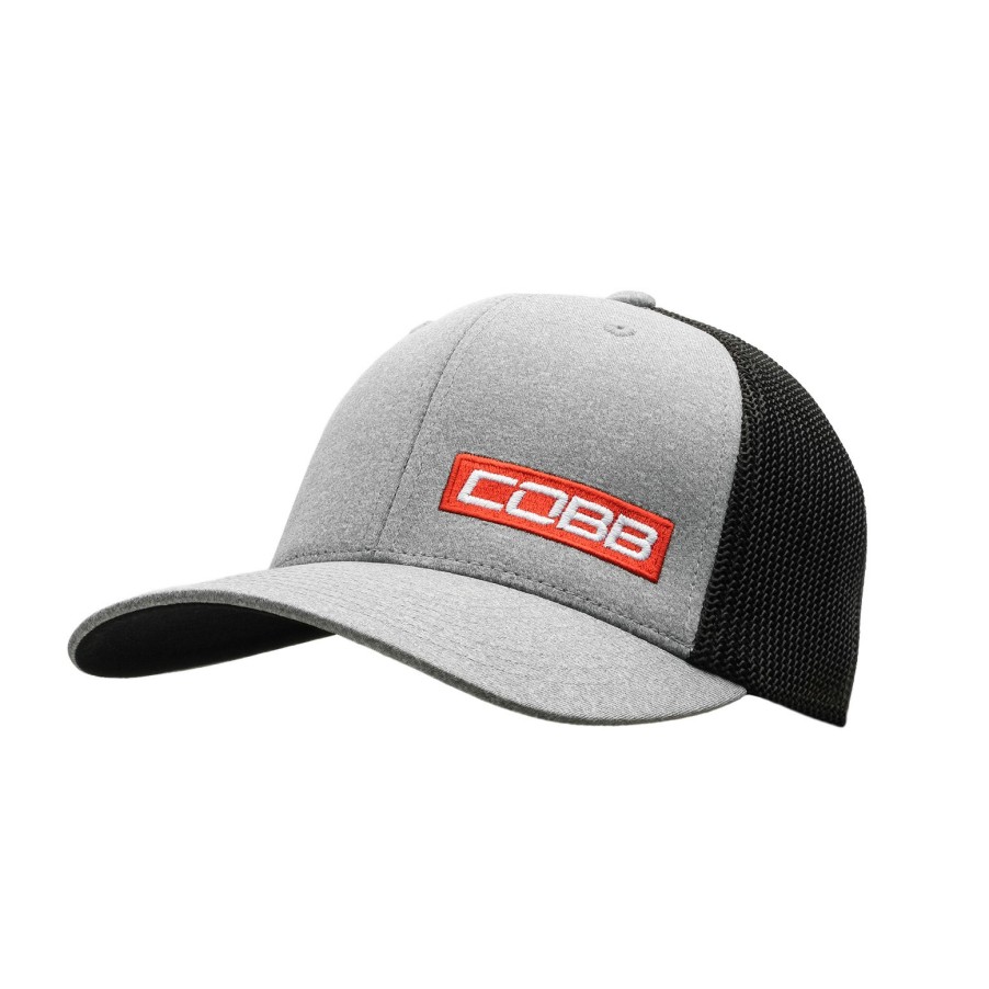 Apparel COBB Tuning | Cobb Tuning Mesh 2-Tone Stretch Cap - Heather/Black