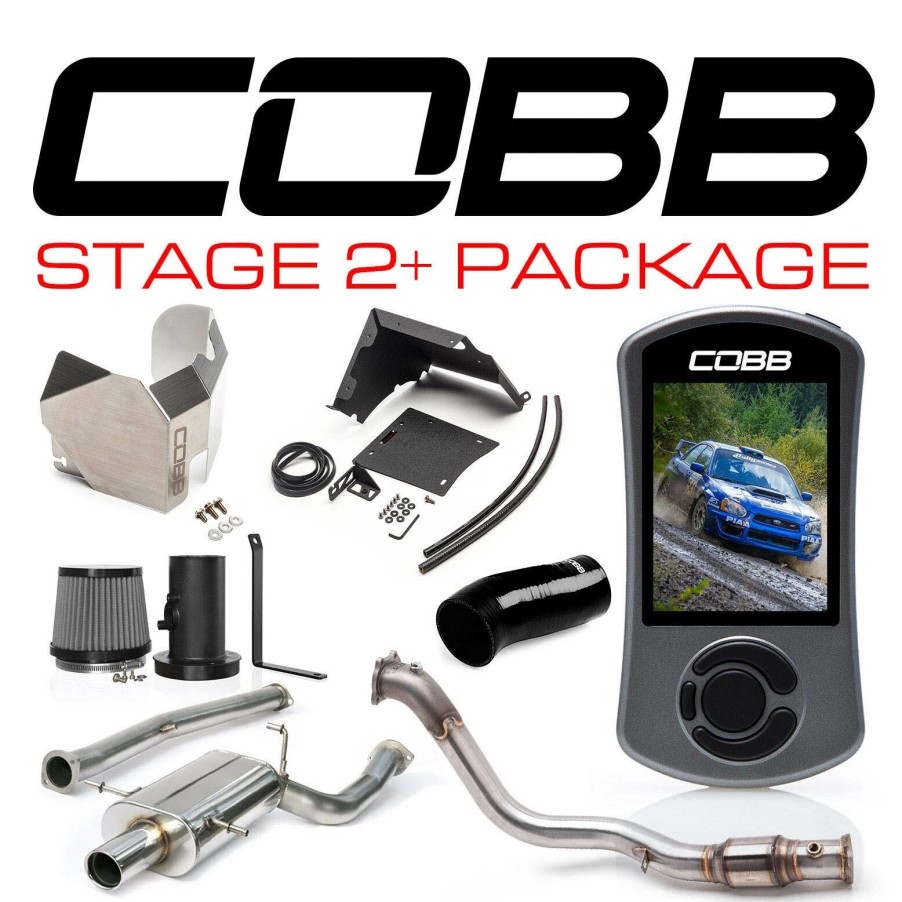 Stage Package COBB Tuning | Subaru 04-07 Sti Stage 2+ Power Package W/V3 Stealth Black