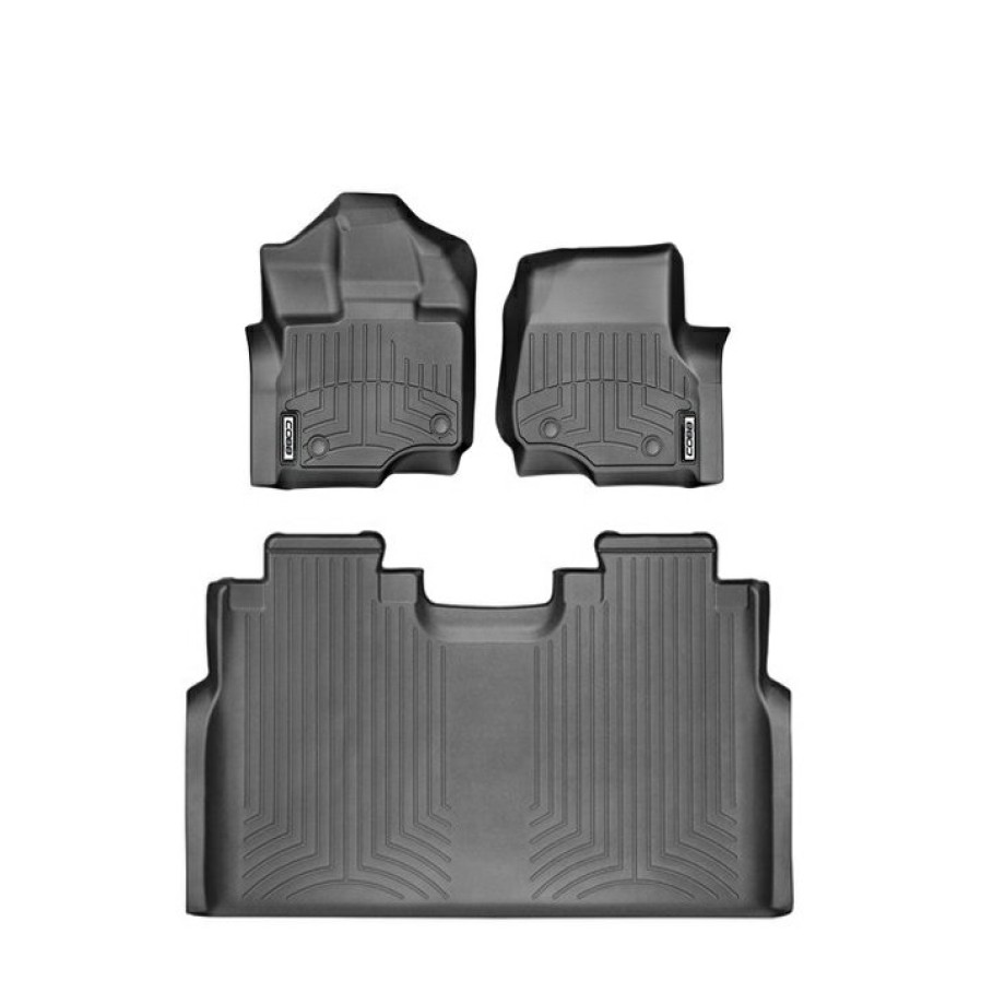 Interior COBB Tuning | Cobb X Weathertech Front And Rear Floorliner For Ford F-150 Ecoboost Raptor / Limited / 3.5L / 2.7L (Supercrew)