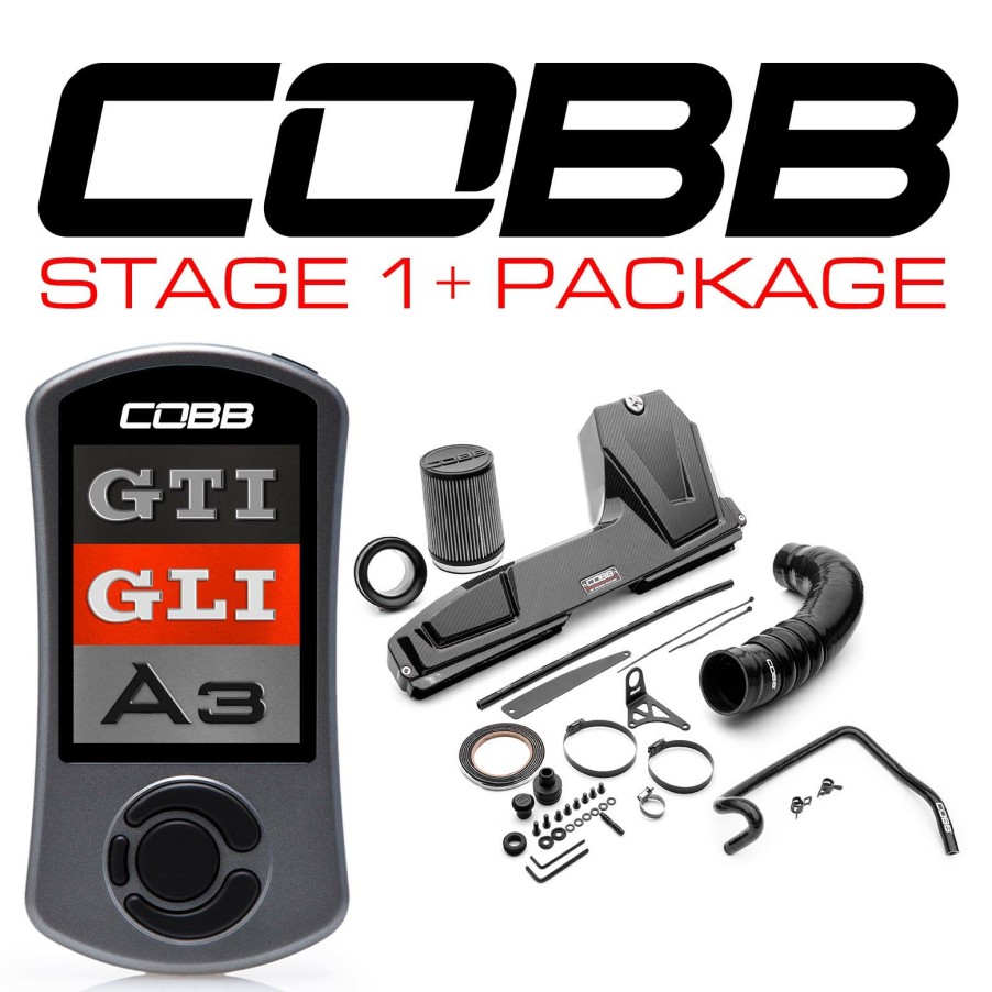 Stage Package COBB Tuning | Stage 1 + Redline Carbon Fiber Power Package For Volkswagen (Mk7/Mk7.5) Gti, Jetta (A7) Gli, Audi A3 (8V)