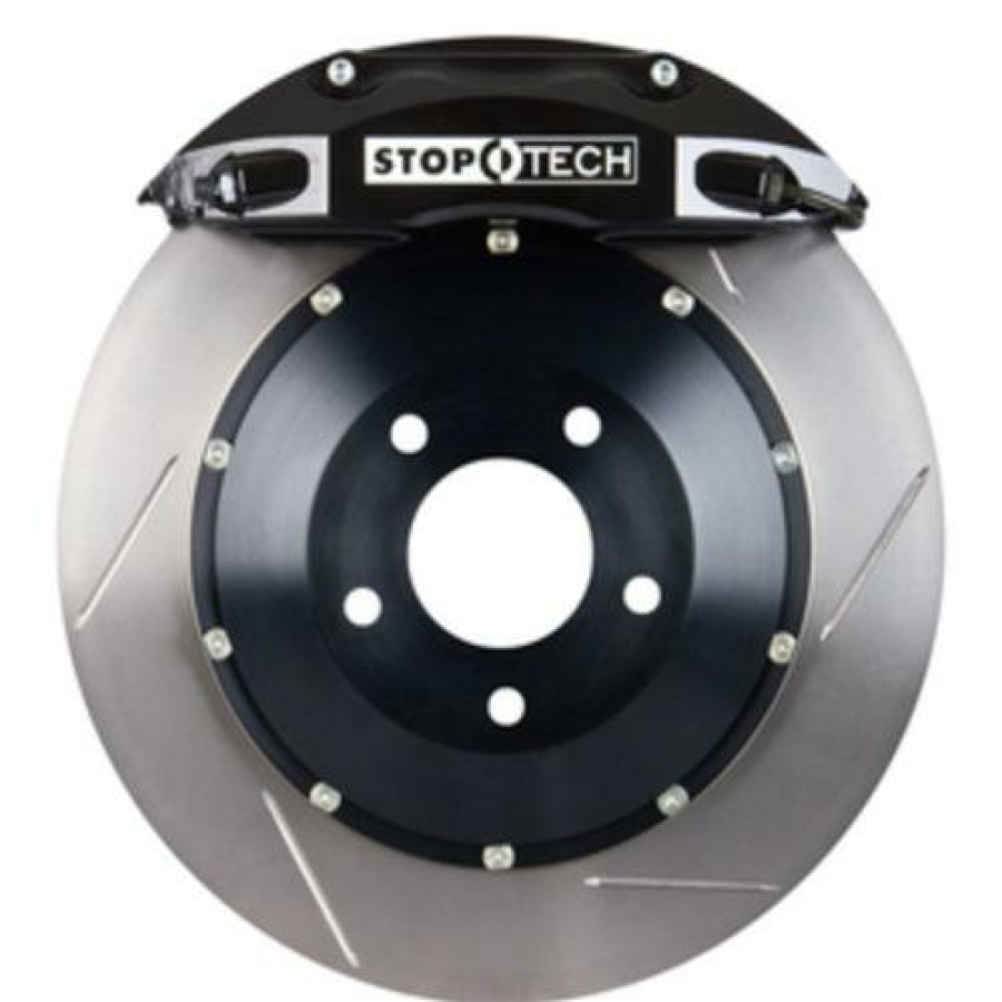 Brakes COBB Tuning | Stoptech St-60 Big Brake Kit Front 355Mm Black Slotted Rotors Subaru Sti 2005-2014