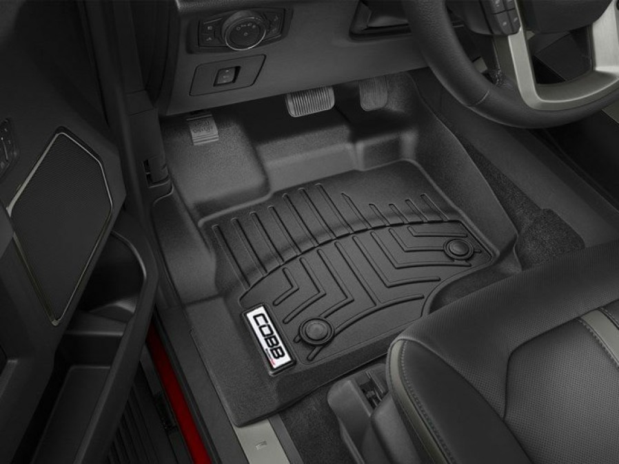 Interior COBB Tuning | Cobb X Weathertech Front Floorliner For Ford F-150 Ecoboost Raptor / Limited / 3.5L / 2.7L (Supercrew / Supercab)