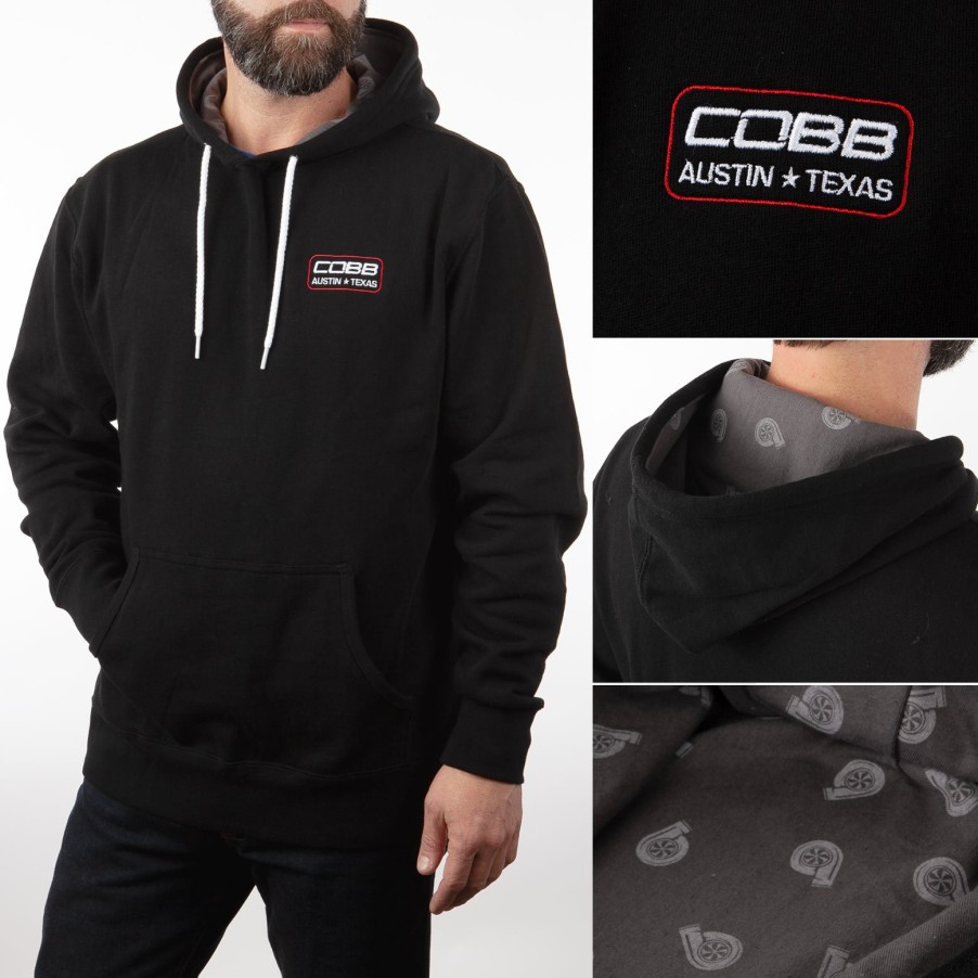 Apparel COBB Tuning | Cobb Black Pullover Hoodie