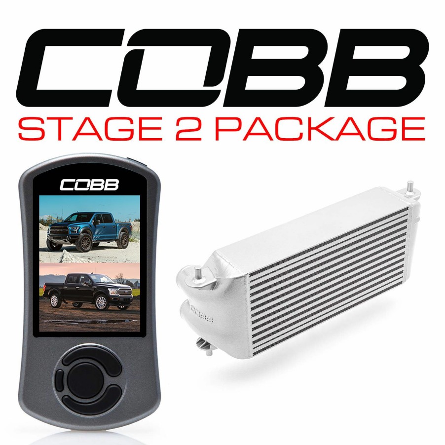 Stage Package COBB Tuning | Ford Stage 2 Power Package Silver (Factory Location Intercooler, No Intake) With Tcm F-150 Ecoboost Raptor / Limited