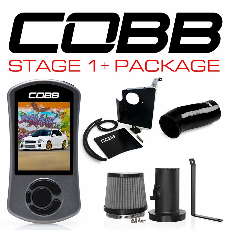 Stage Package COBB Tuning | Subaru 02-05 Wrx Stage 1+ Power Package W/V3 Stealth Black