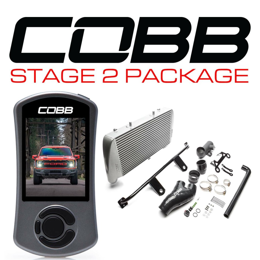 Stage Package COBB Tuning | Stage 2 Power Package Silver Ford F-150 Raptor 2021-2022