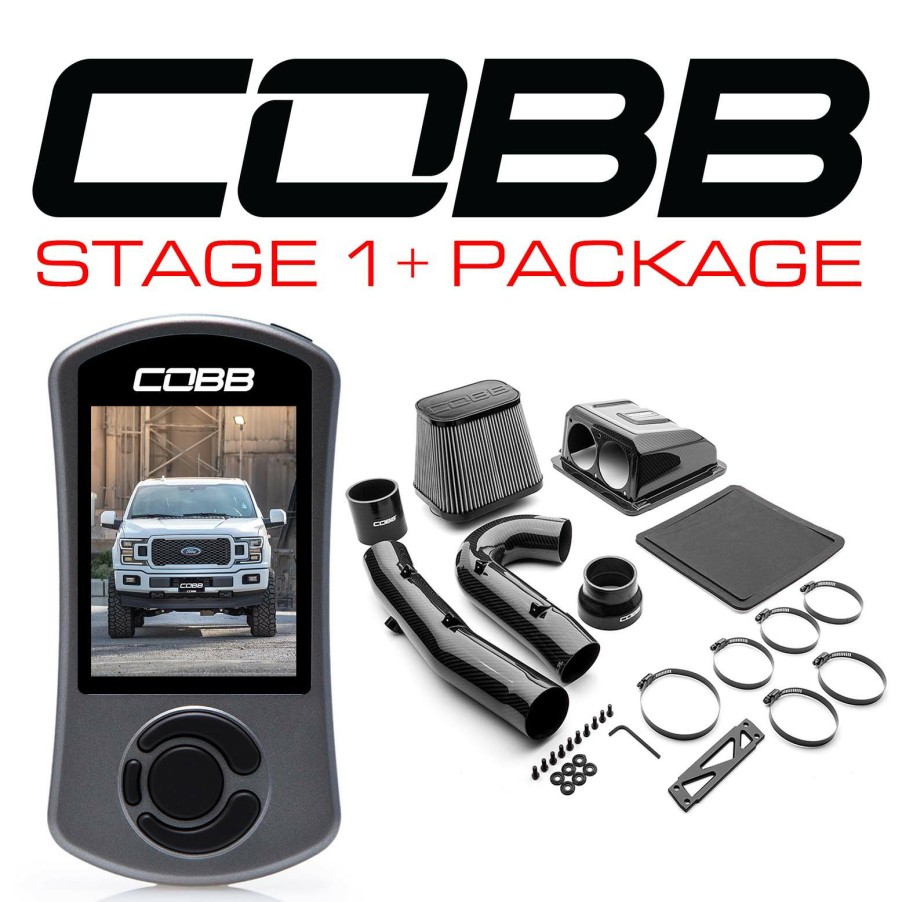 Stage Package COBB Tuning | Ford Stage 1+ Redline Carbon Fiber Power Package F-150 Ecoboost 2.7L 2018-2020