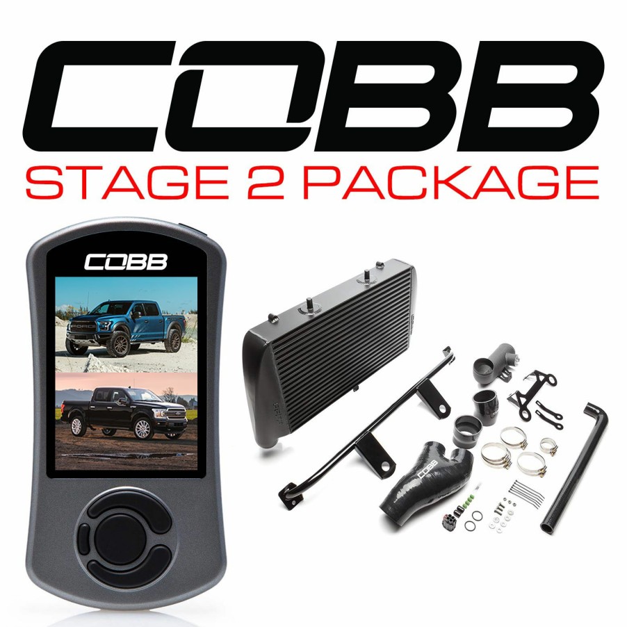 Stage Package COBB Tuning | Ford Stage 2 Power Package Black (No Intake) With Tcm F-150 Ecoboost Raptor / Limited