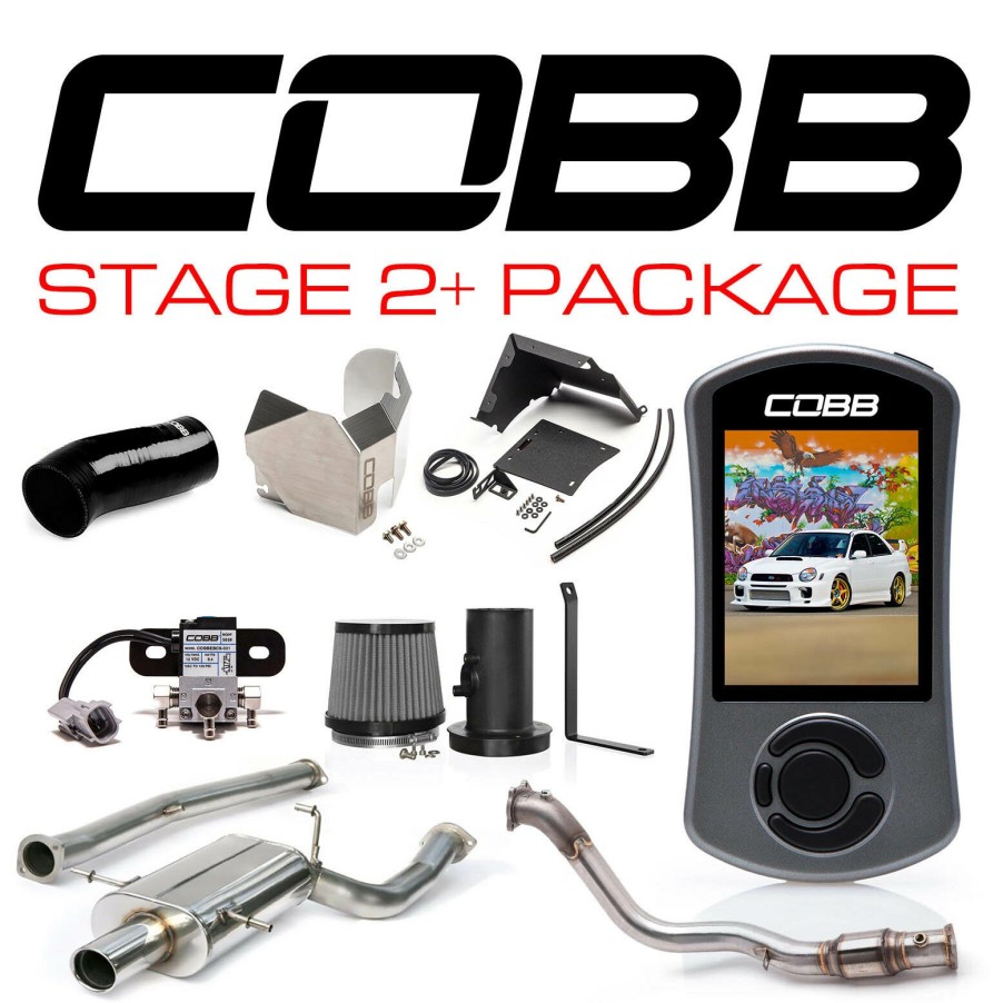 Stage Package COBB Tuning | Subaru 02-05 Wrx Stage 2+ Power Package W/V3 Stealth Black