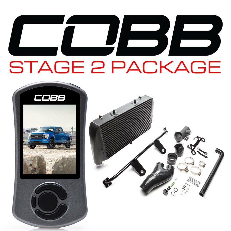 Stage Package COBB Tuning | Stage 2 Power Package Black Ford F-150 3.5L / Tremor 2021-2022