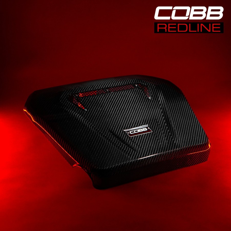 Engine Dress Up COBB Tuning | Redline Carbon Fiber Engine Cover For Volkswagen (Mk7) Golf, (Mk7/Mk7.5/Mk8) Gti, Golf R, (A7) Jetta Gli And Audi (8V) A3/S3