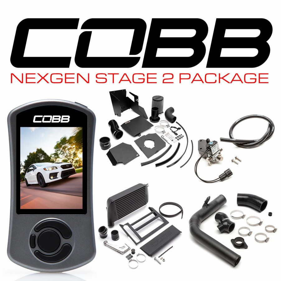 Stage Package COBB Tuning | Subaru Nexgen Stage 2 Power Package (Sf Intake) Wrx 2015-2021 (Black)