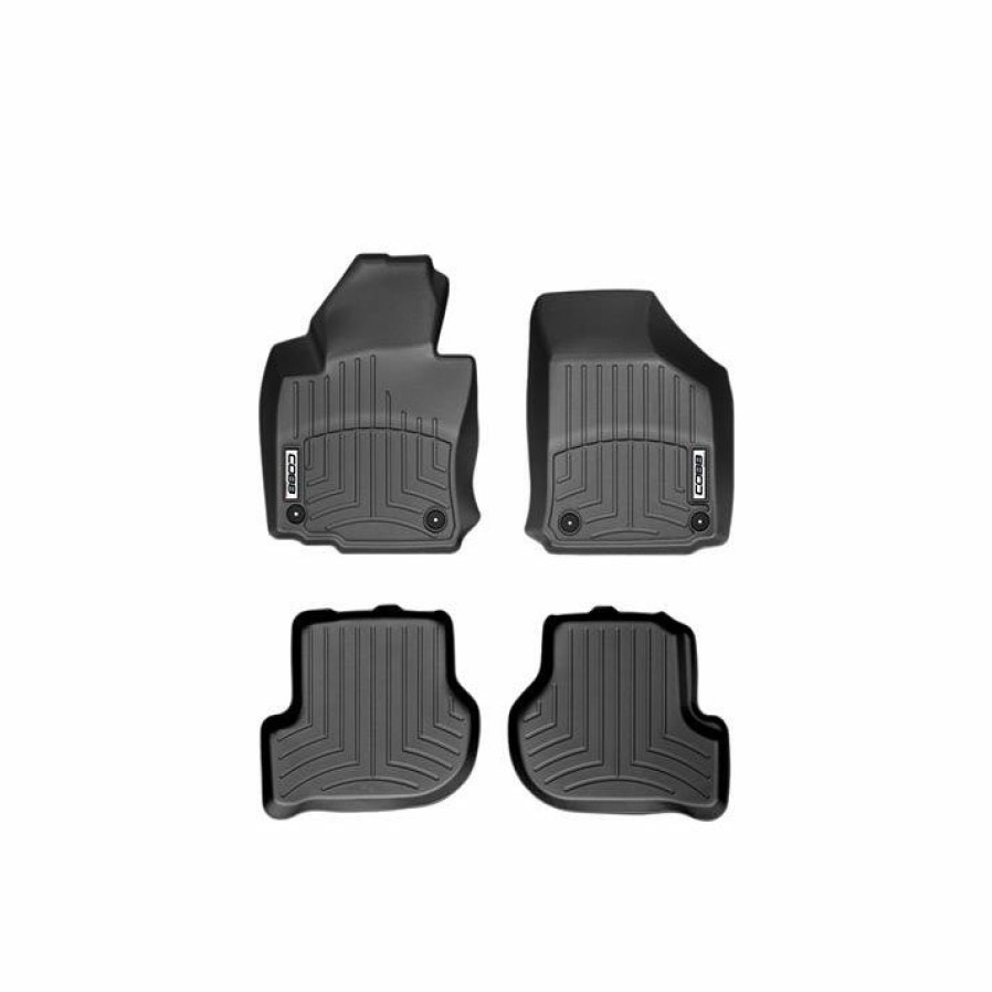 Interior COBB Tuning | Cobb X Weathertech Floorliner And Rear Floorliner Set Vokswagen Gti 2010-2014 (Round Floor Retention)